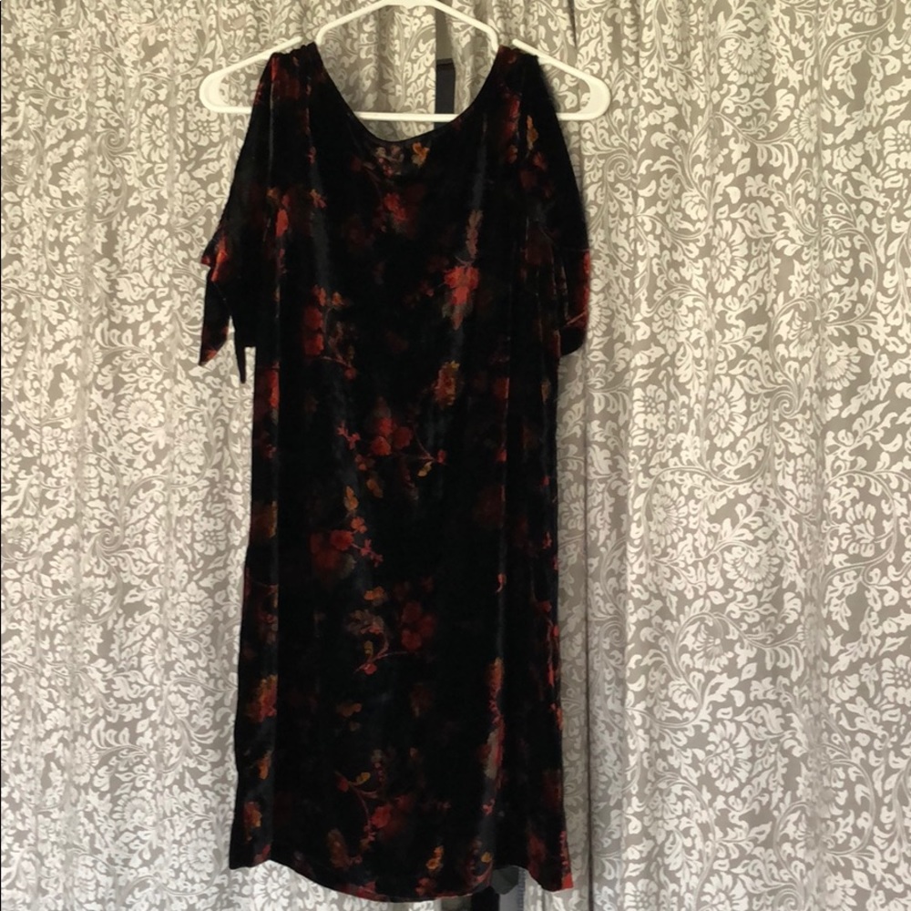 Floral silk Loft dress